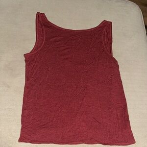 Women's Sleeveless Red Top
